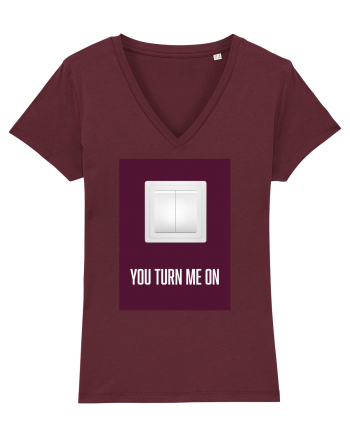 You Turn Me On Burgundy
