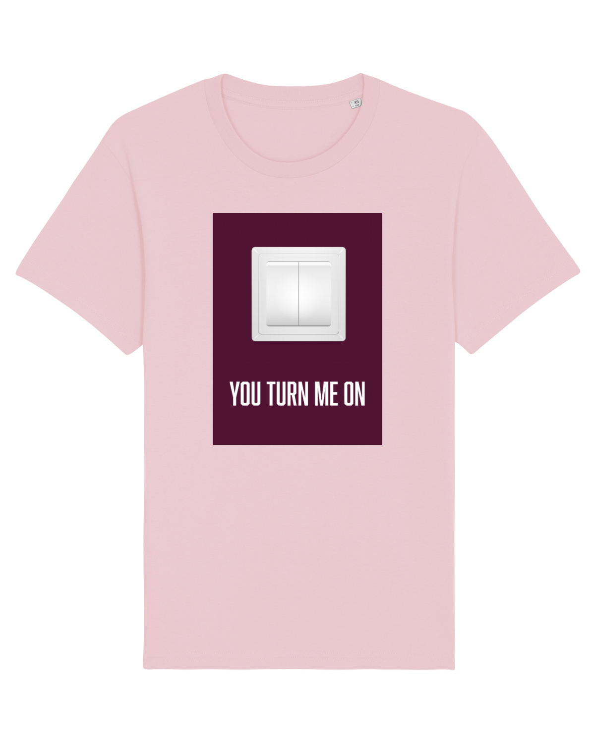 Tricou mânecă scurtă Unisex Rocker Cotton Pink