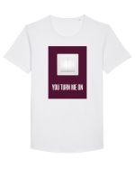 You Turn Me On Tricou mânecă scurtă guler larg Bărbat Skater
