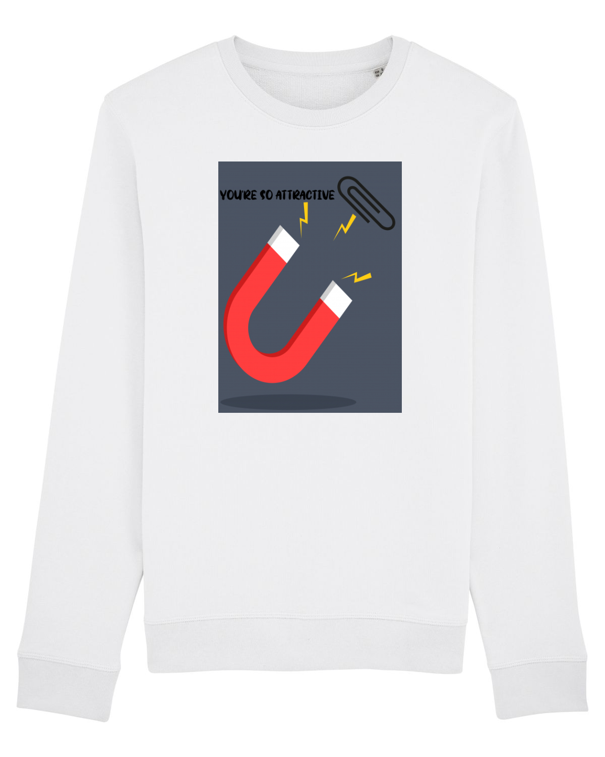 Bluză mânecă lungă Unisex Rise White