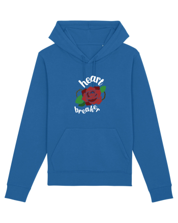 Heart Breaker (trandafir) alb Royal Blue