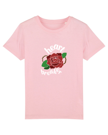 Heart Breaker (trandafir) alb Cotton Pink