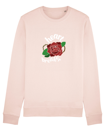 Heart Breaker (trandafir) alb Candy Pink