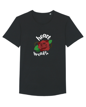 Heart Breaker (trandafir) alb Black