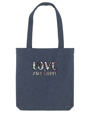 Love is Awesome Midnight Blue