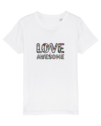 Love is Awesome White