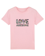 Love is Awesome Tricou mânecă scurtă  Copii Mini Creator