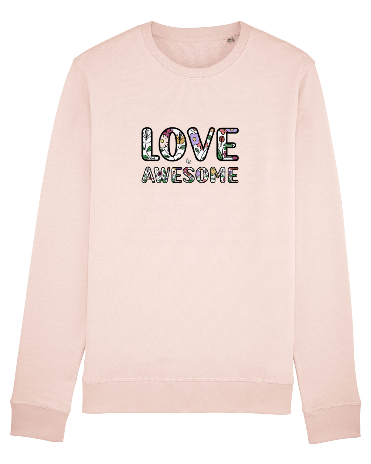 Bluză mânecă lungă Unisex Rise Candy Pink