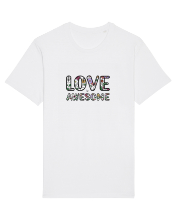 Love is Awesome White