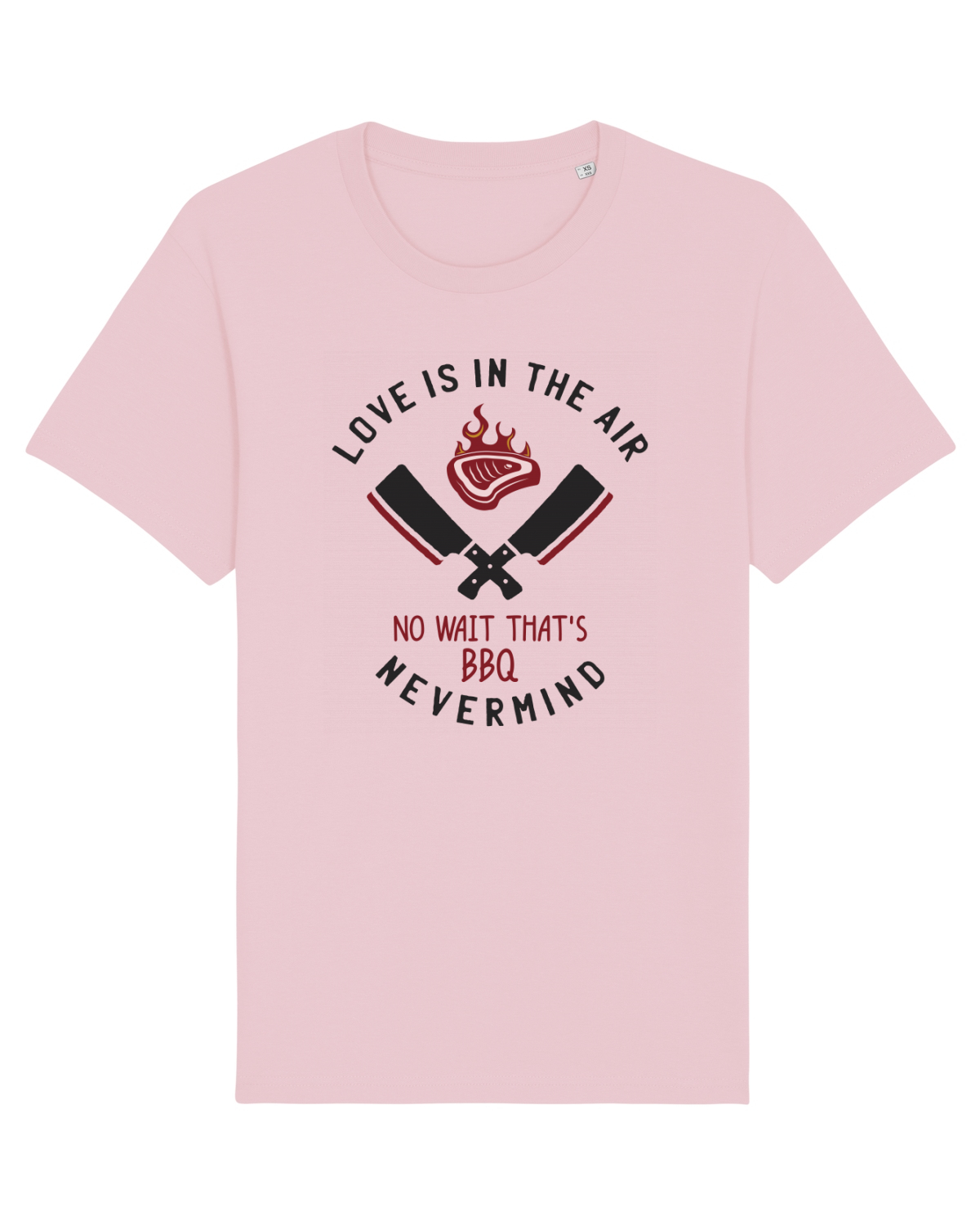 Tricou mânecă scurtă Unisex Rocker Cotton Pink
