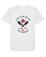 Barbeque Love Tricou mânecă scurtă guler larg Bărbat Skater