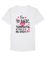 Te iubesc, dar... Tricou mânecă scurtă guler larg Bărbat Skater