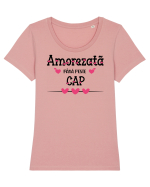 Amorezata pana peste cap Tricou mânecă scurtă guler larg fitted Damă Expresser
