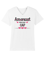 Amorezat pana peste cap Tricou mânecă scurtă guler V Bărbat Presenter
