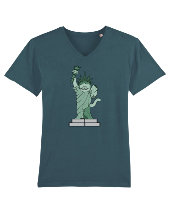 The Cat Statue of Liberty Stargazer