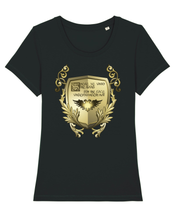 Talk  to the hand - medieval edition Black