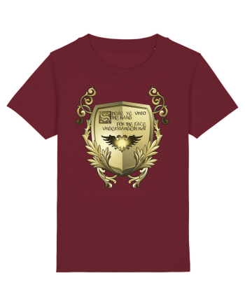 Talk  to the hand - medieval edition Burgundy