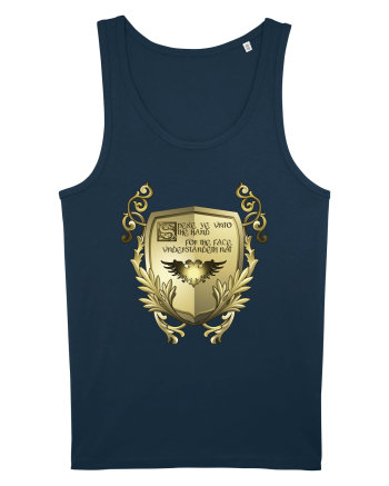 Talk  to the hand - medieval edition Navy