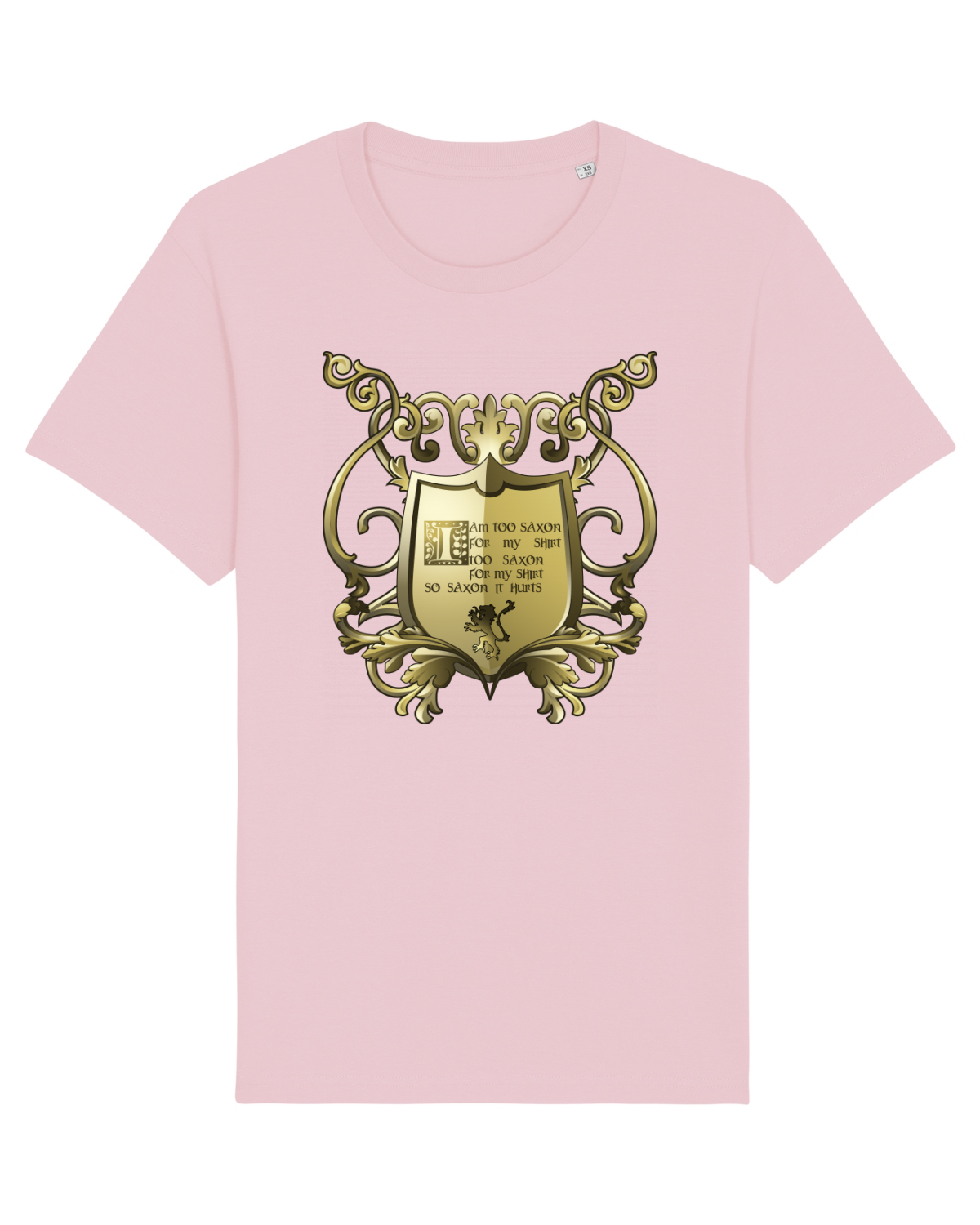 Tricou mânecă scurtă Unisex Rocker Cotton Pink