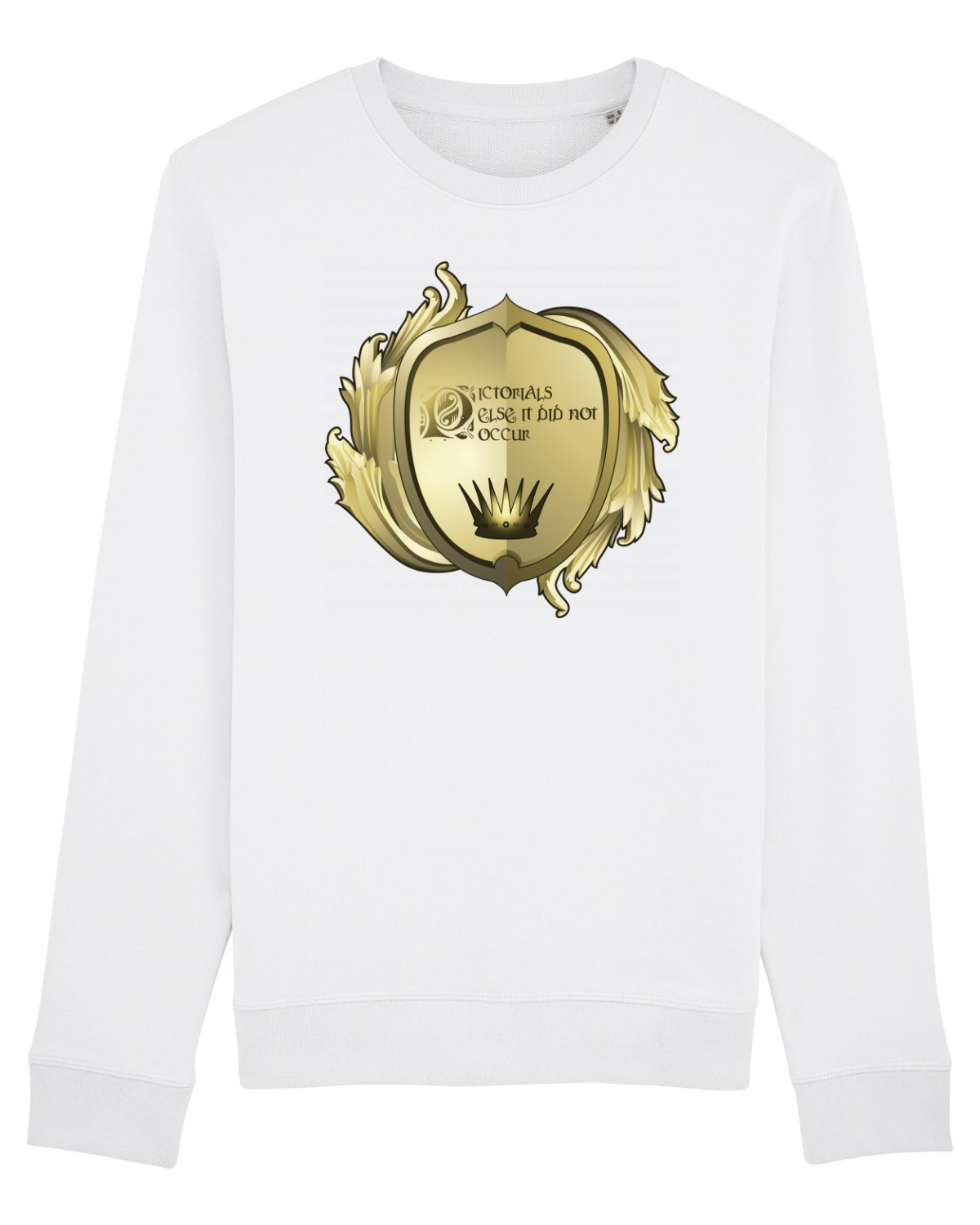 Bluză mânecă lungă Unisex Rise White
