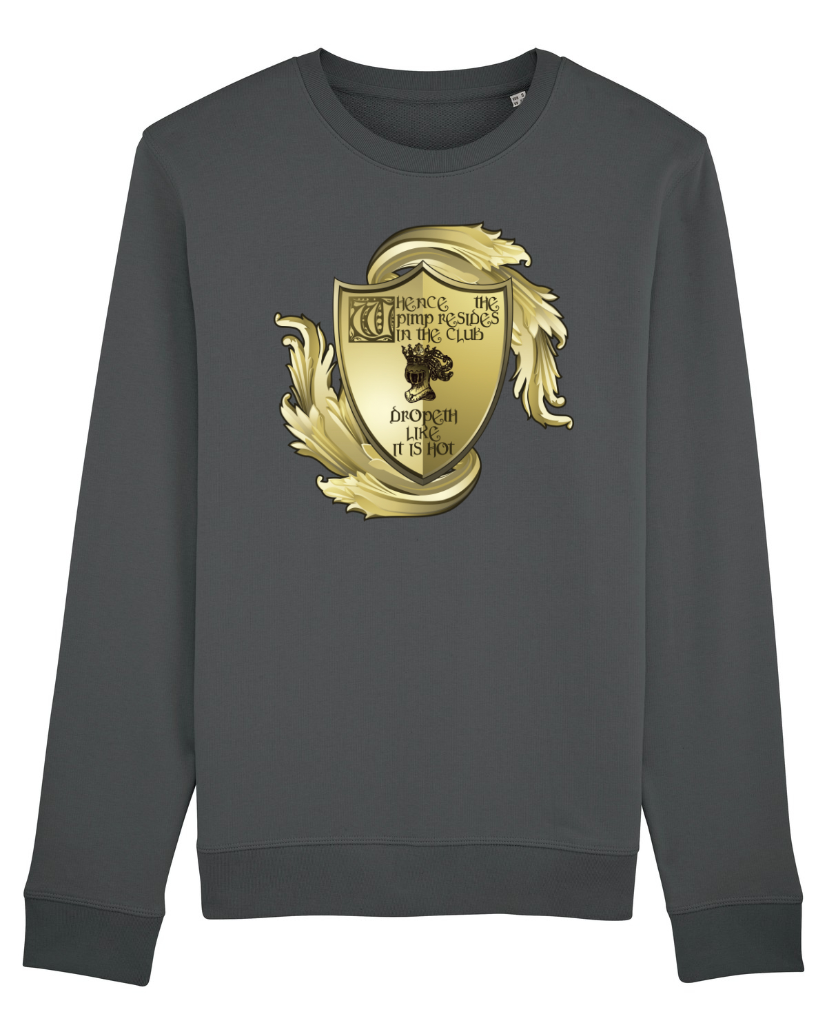Bluză mânecă lungă Unisex Rise Anthracite