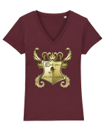 There goes the last fuck given - medieval edition Tricou mânecă scurtă guler V Damă Evoker