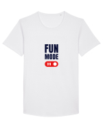 Fun Mode On Tricou mânecă scurtă guler larg Bărbat Skater