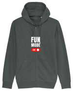 Fun Mode On Hanorac cu fermoar Unisex Connector