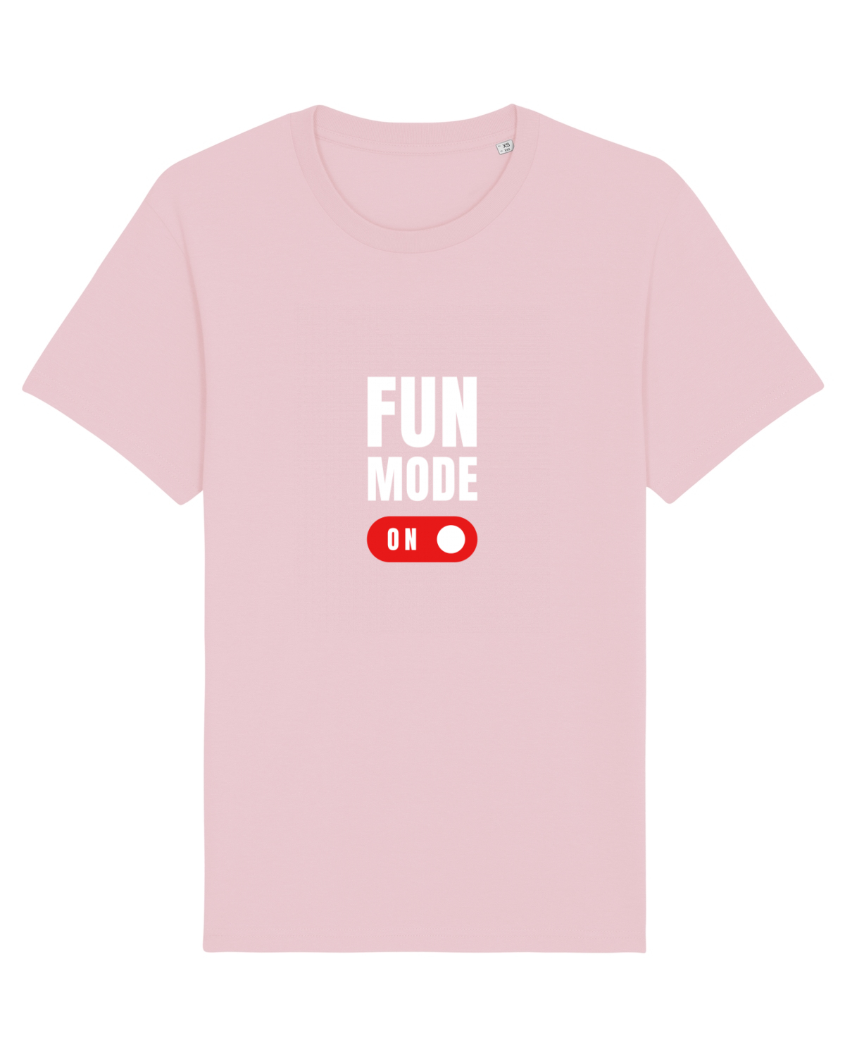 Tricou mânecă scurtă Unisex Rocker Cotton Pink