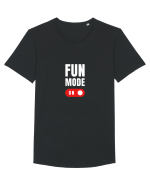 Fun Mode On Tricou mânecă scurtă guler larg Bărbat Skater