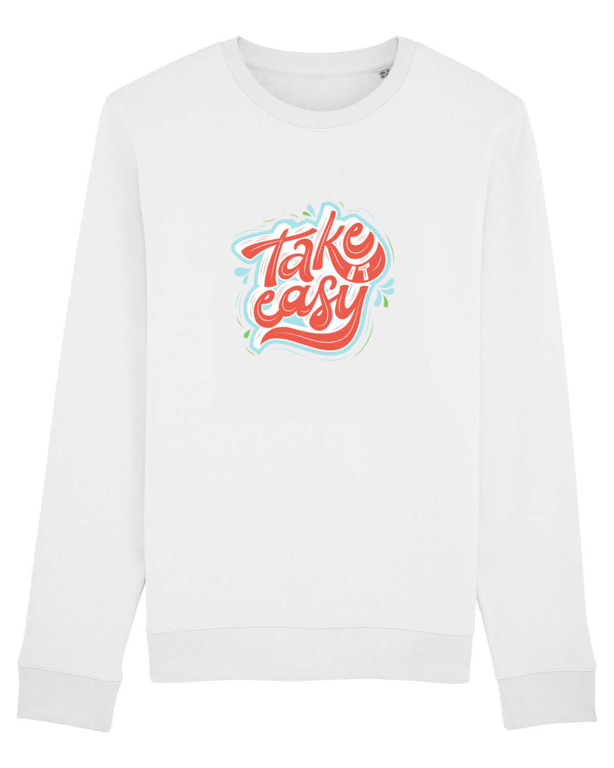 Bluză mânecă lungă Unisex Rise White