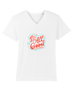 It”s all good Tricou mânecă scurtă guler V Bărbat Presenter