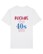 40 ANI ! Tricou mânecă scurtă Unisex Rocker
