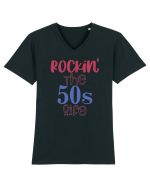 50 ANI ! Tricou mânecă scurtă guler V Bărbat Presenter