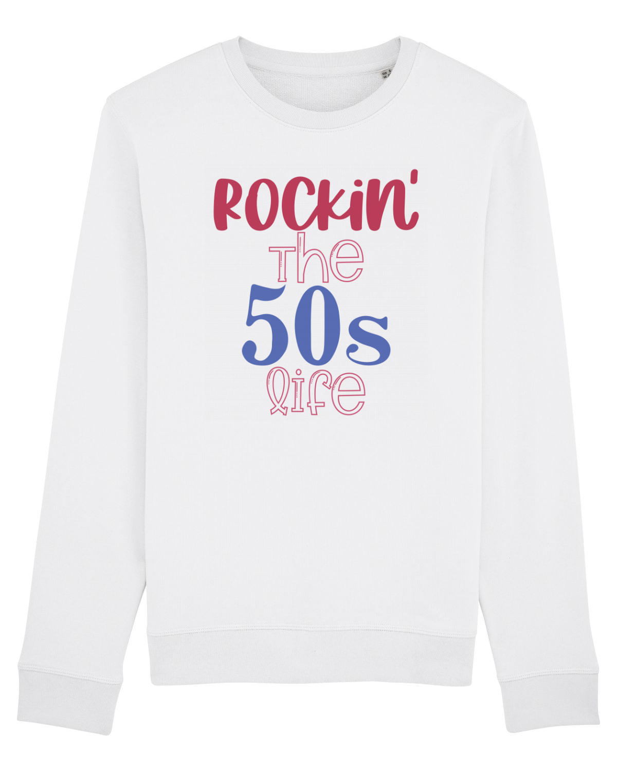 Bluză mânecă lungă Unisex Rise White