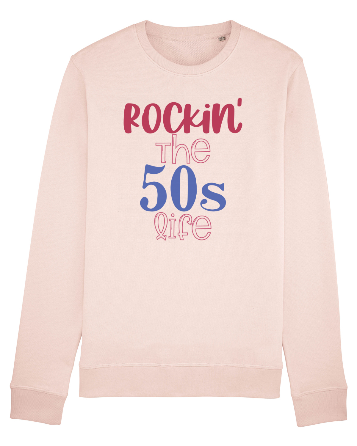 Bluză mânecă lungă Unisex Rise Candy Pink