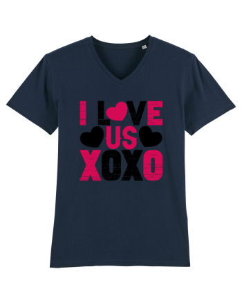 I Love Us XoXo French Navy