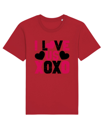 I Love Us XoXo Red
