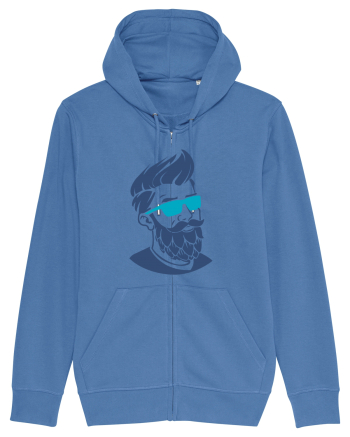 Beard Man Blue Bright Blue