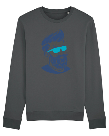 Beard Man Blue Anthracite