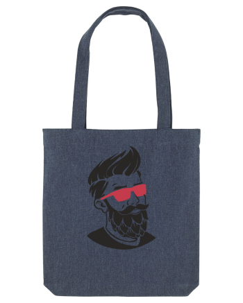 Beard Man Pink Midnight Blue