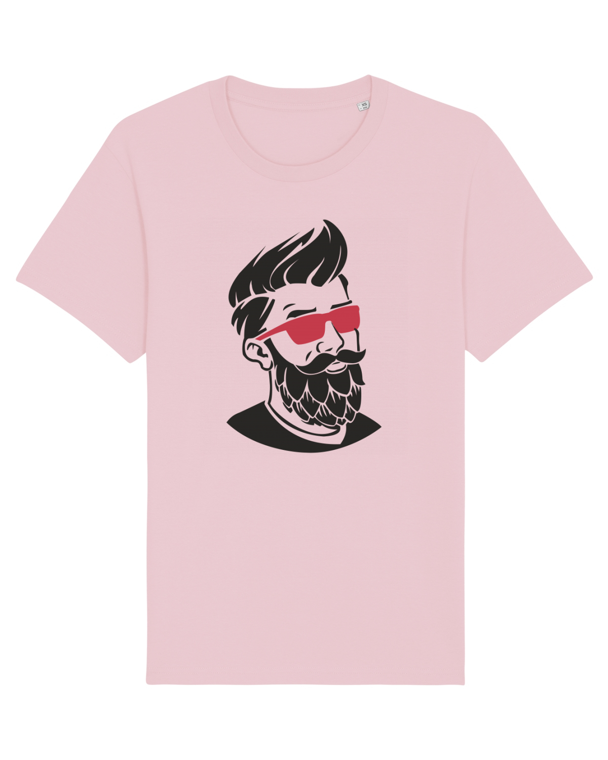 Tricou mânecă scurtă Unisex Rocker Cotton Pink