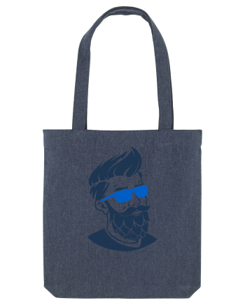 Beard Man Sky Midnight Blue
