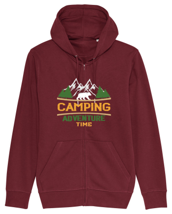 Camping Adventure Time Burgundy