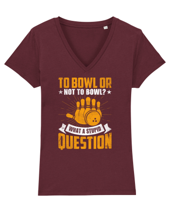 To bowl or not to bowl Burgundy