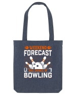 Weekend forecast 100% chance of bowling Sacoșă textilă