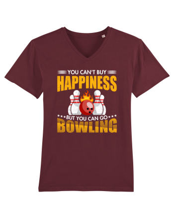 You can't buy happiness but you can go bowling Burgundy