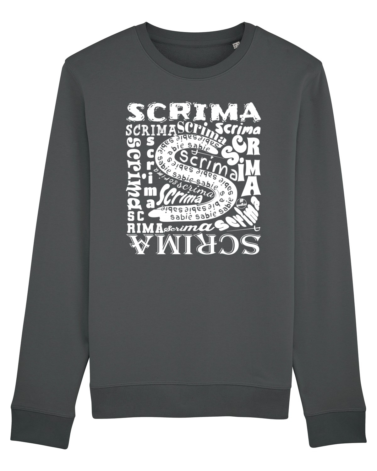 Bluză mânecă lungă Unisex Rise Anthracite