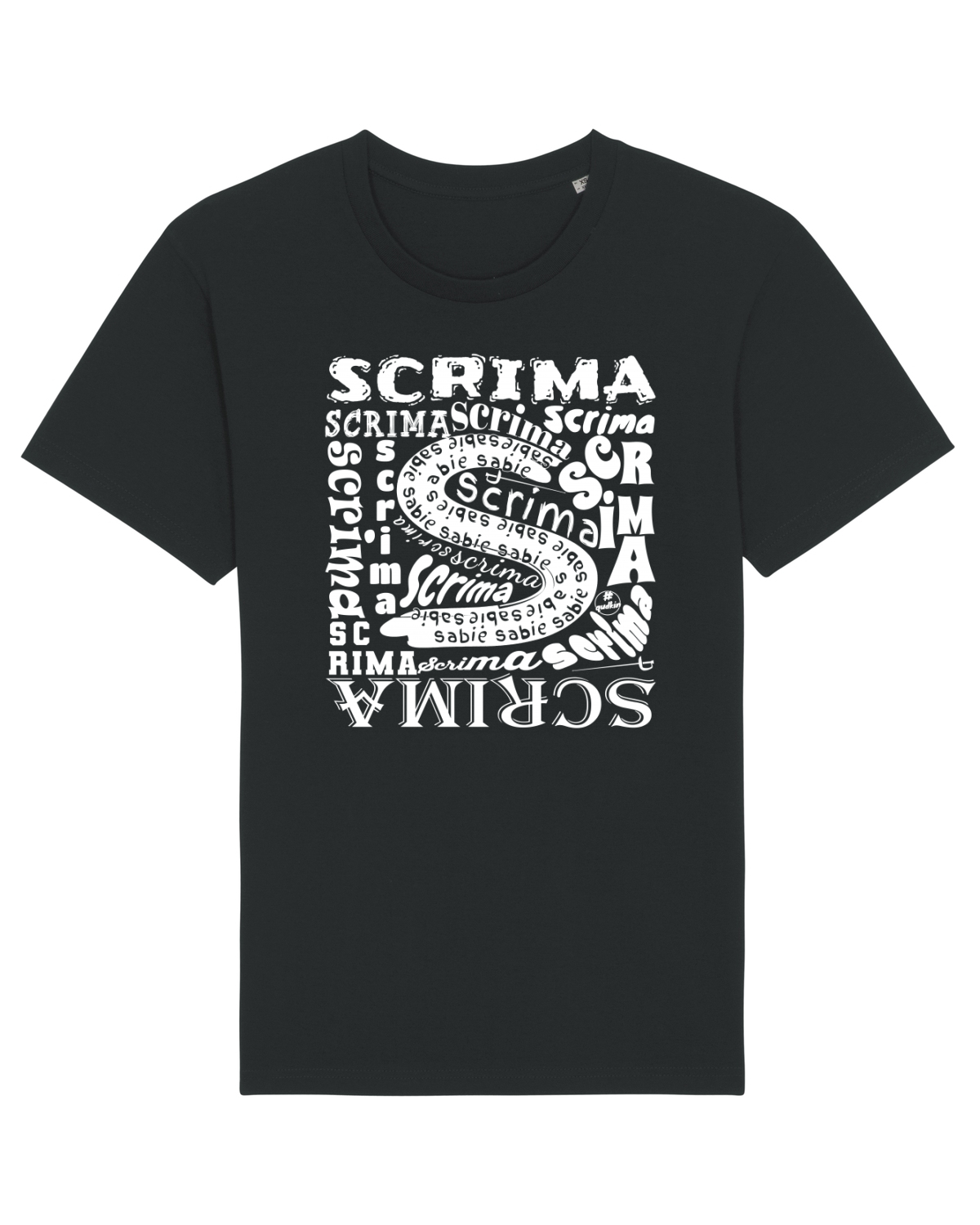 Tricou mânecă scurtă Unisex Rocker Black