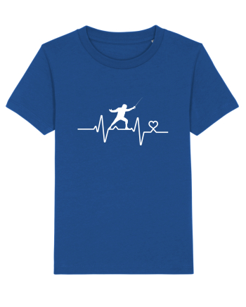 Heart Beat I love fencing Majorelle Blue